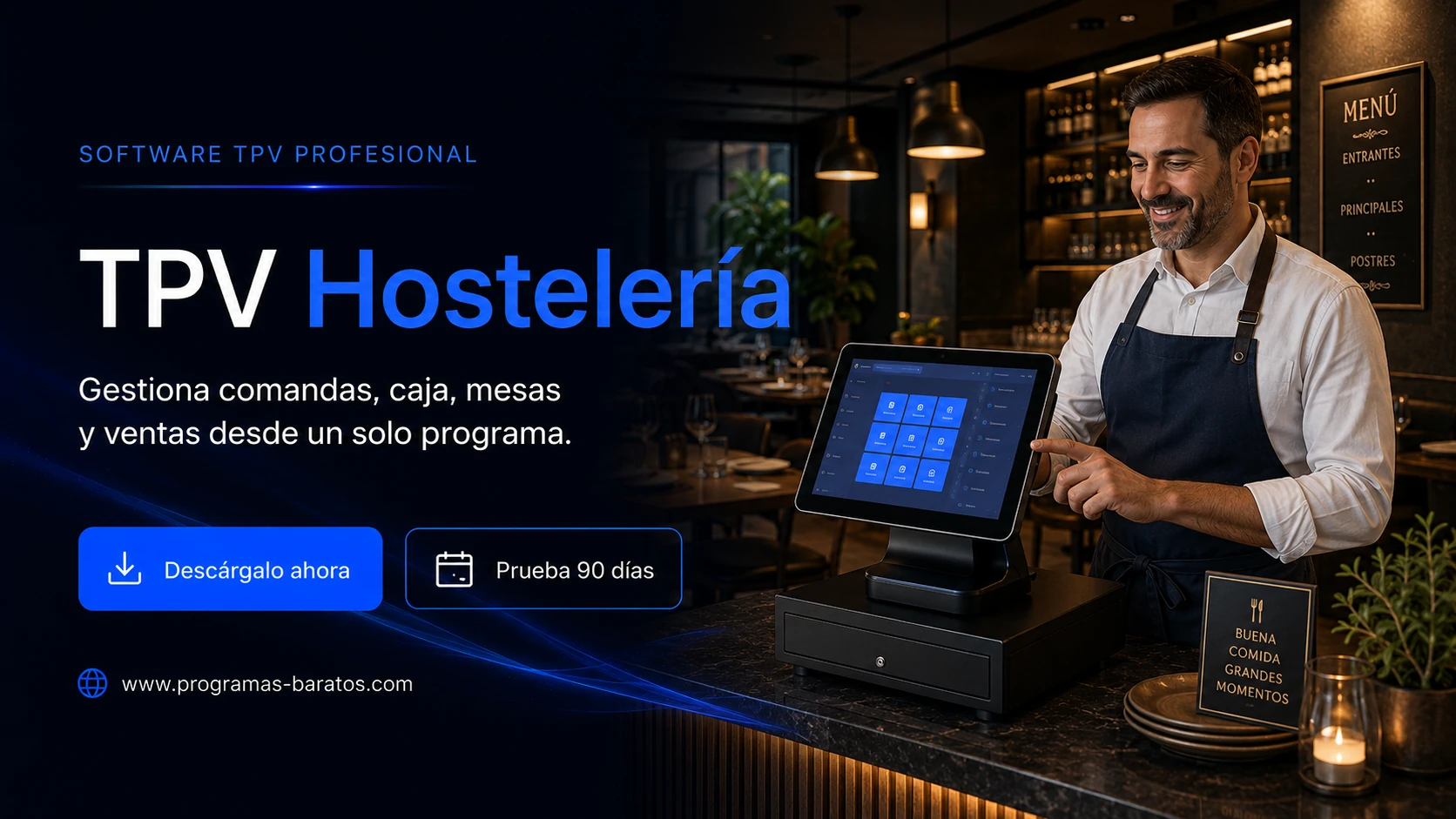 TPV para Hostelería - descarga y prueba del programa