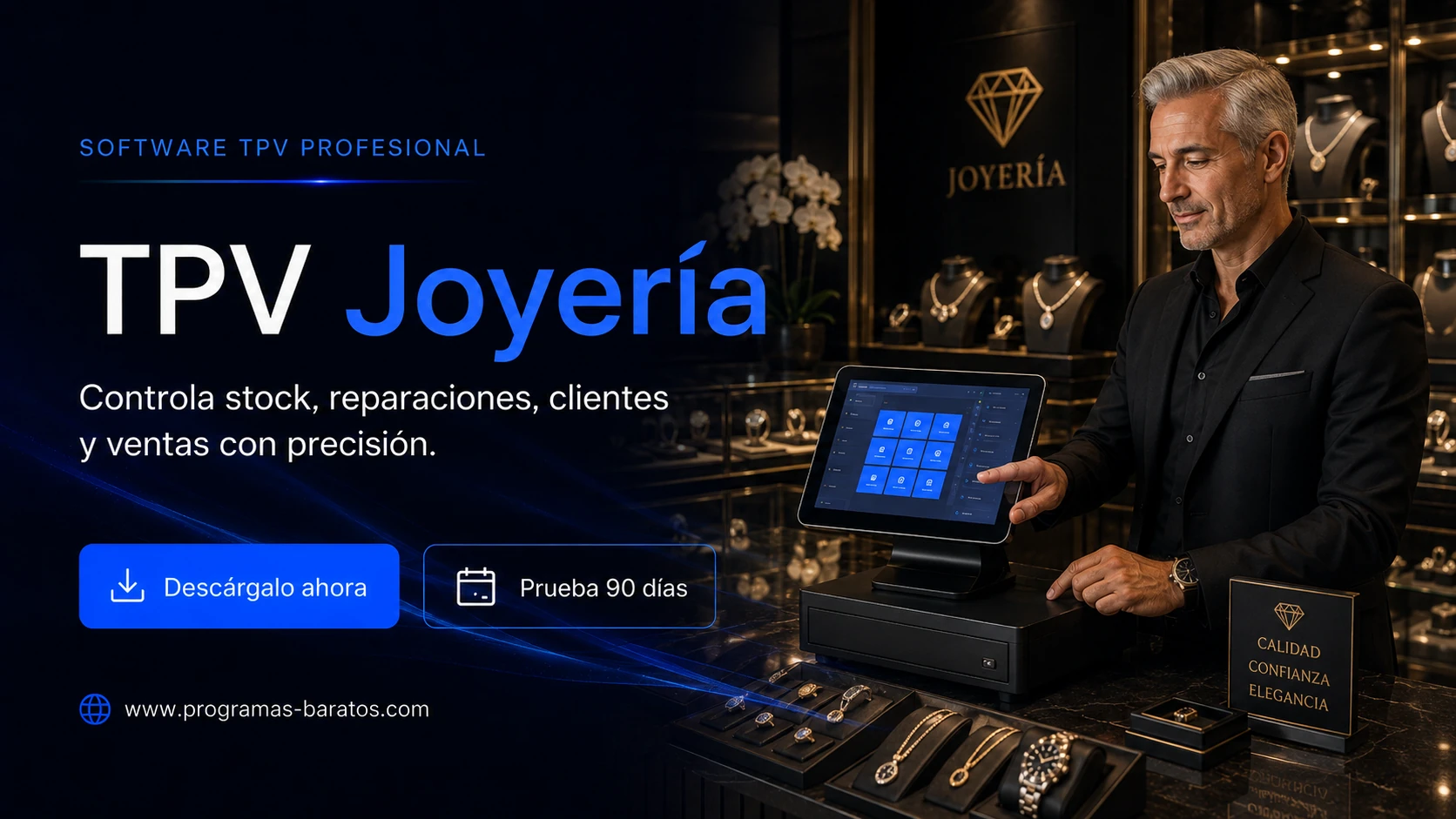 TPV para Joyería y Relojería - descarga y prueba del programa