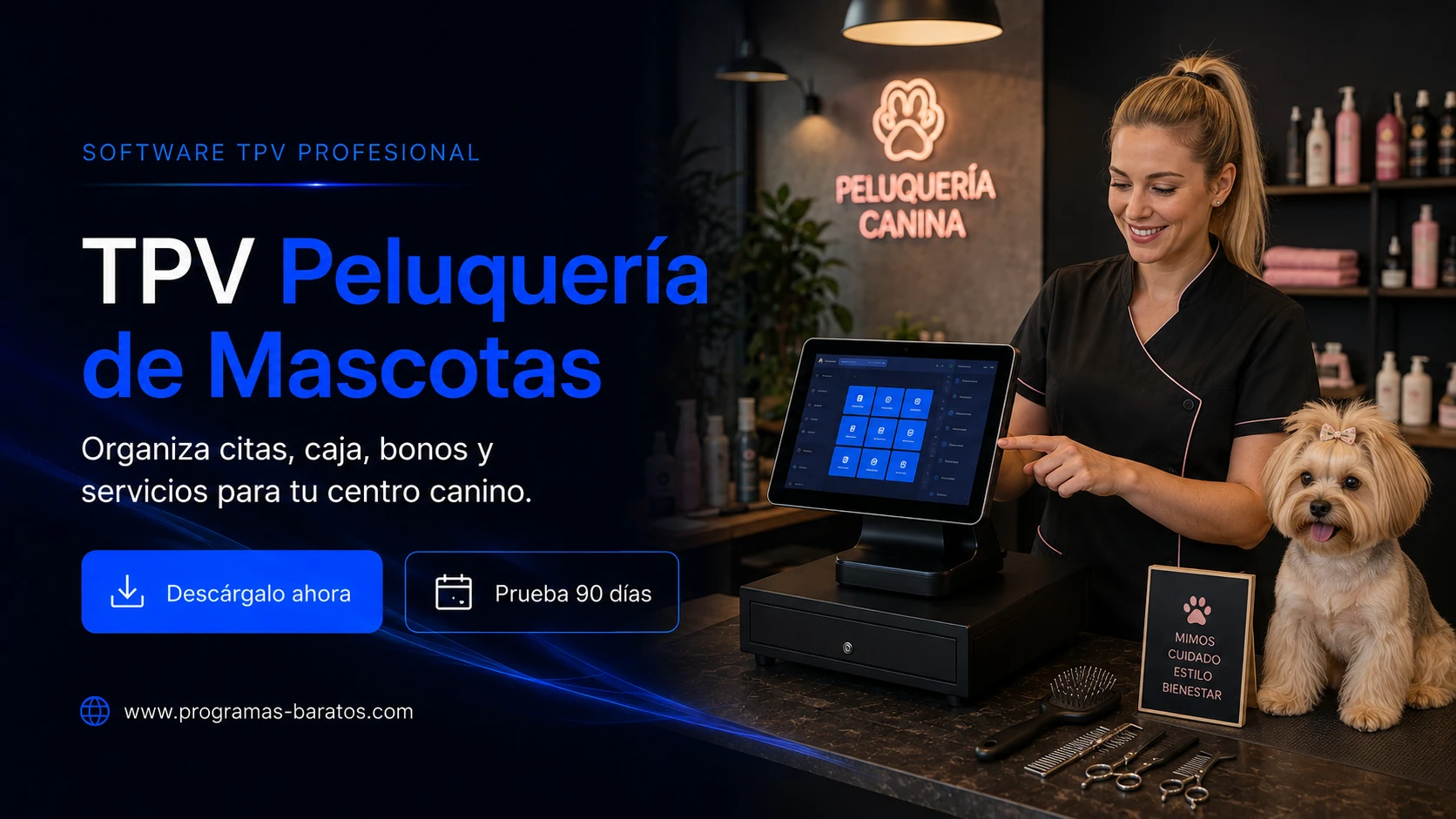 TPV para Peluquería de Mascotas - descarga y prueba del programa