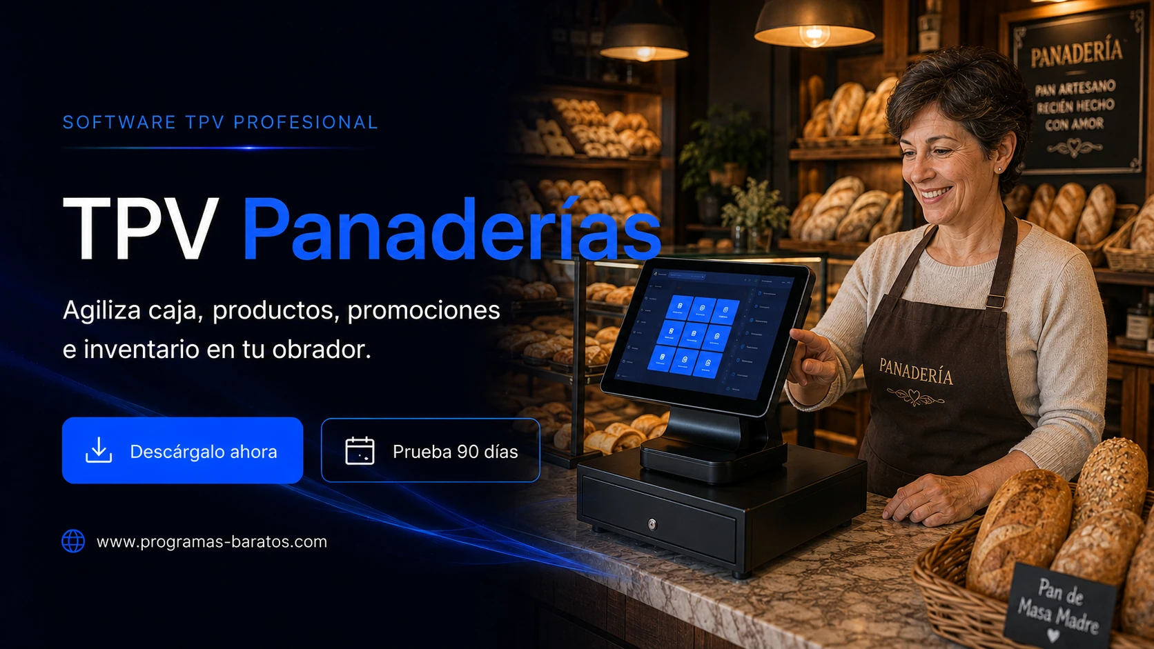 TPV para Panaderías - descarga y prueba del programa