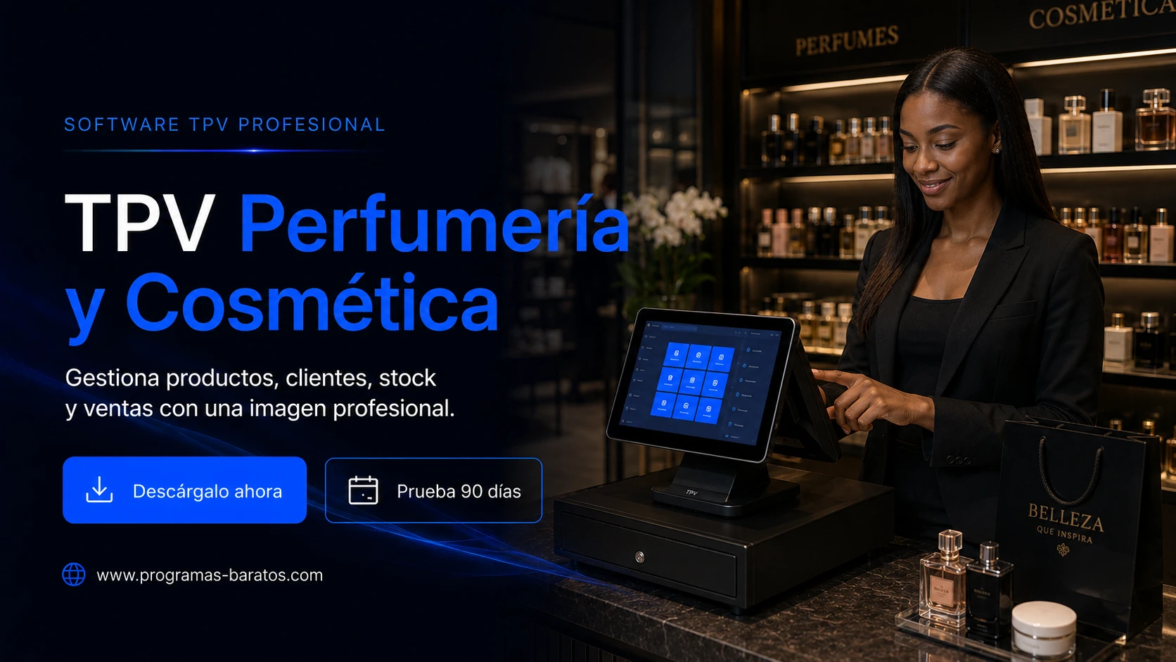 TPV para Perfumería y Cosmética - descarga y prueba del programa