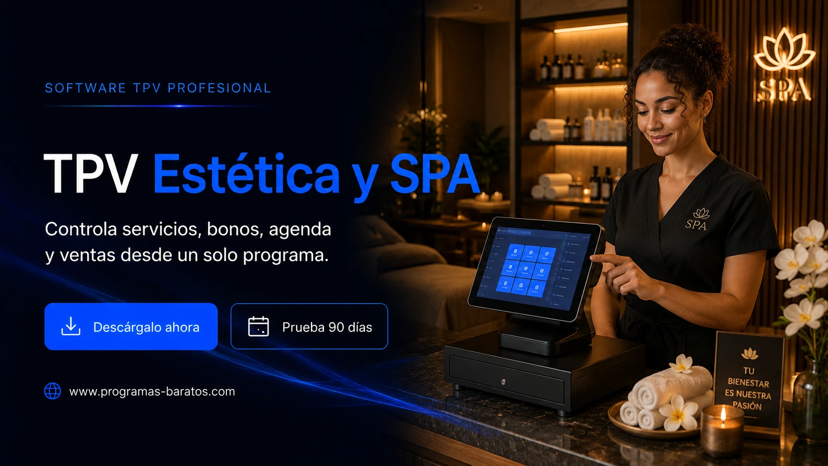 TPV para Estética y SPA - descarga y prueba del programa
