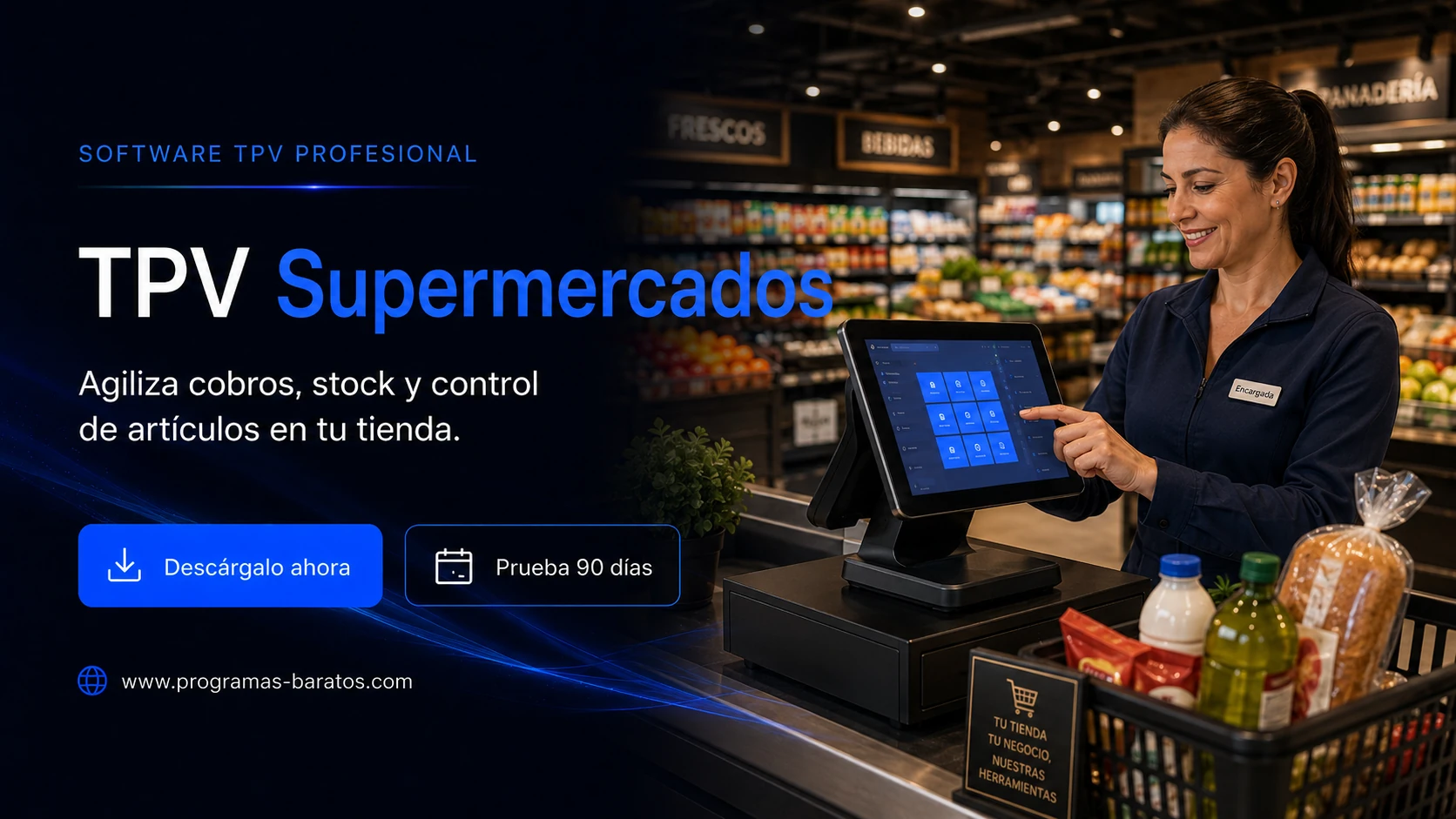 TPV para Supermercados - descarga y prueba del programa