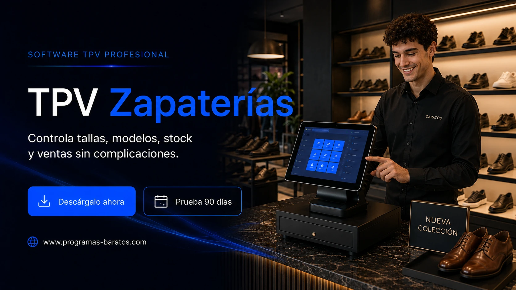 TPV para Zapaterías - descarga y prueba del programa