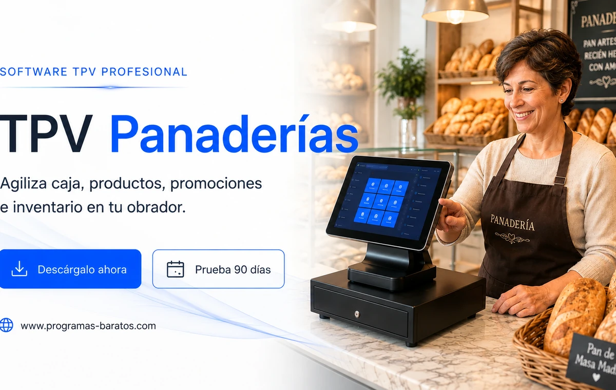 TPV para Panaderías: software de gestión para panadería, pastelería y confitería