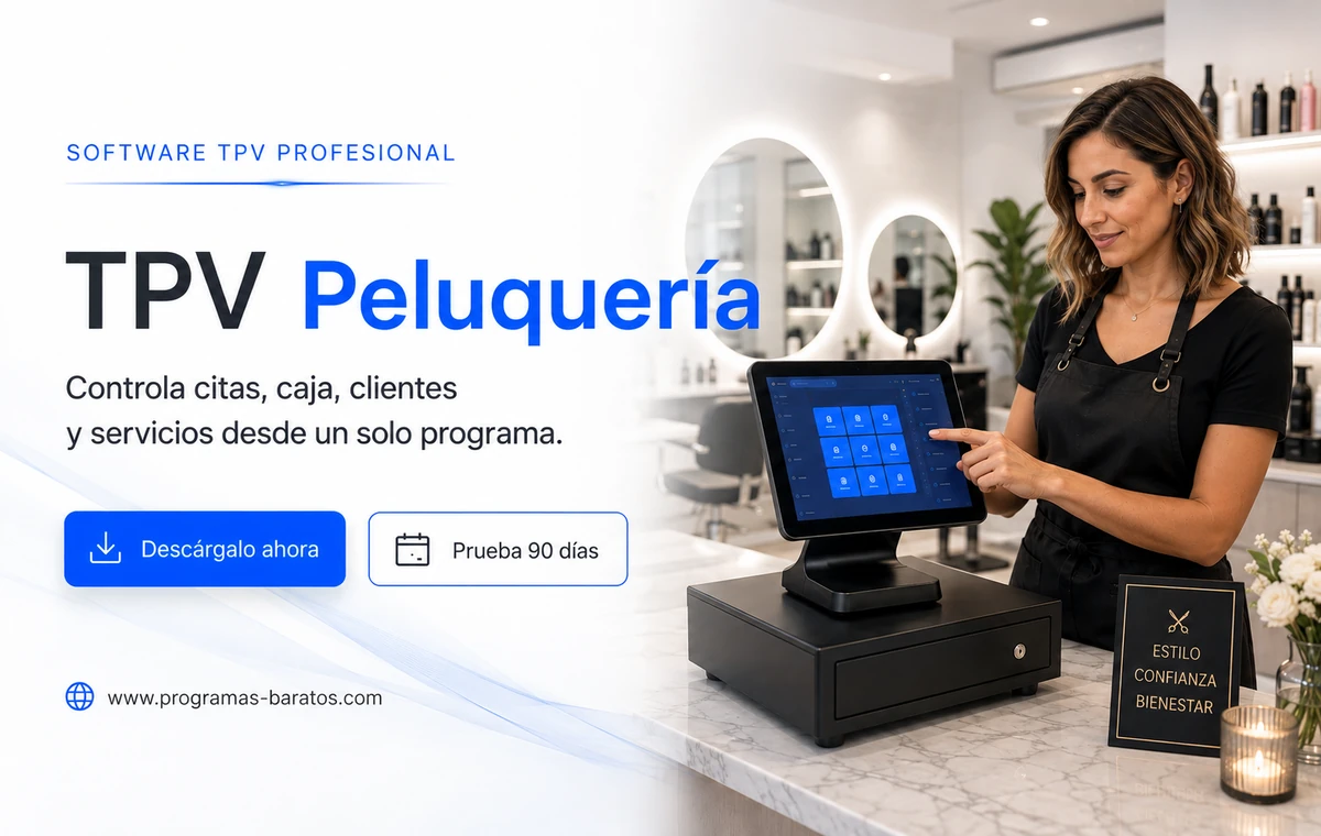 TPV para Peluquerías: software de gestión para salones de belleza y peluquería